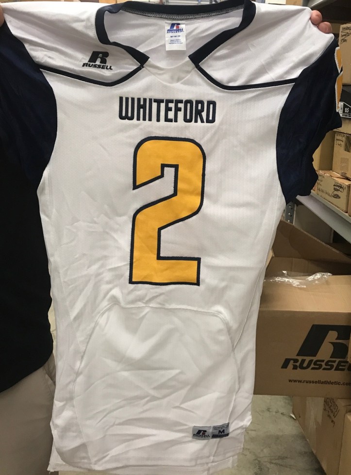 new whiteford jersey white