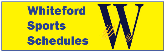 whiteford sports schedules graphic
